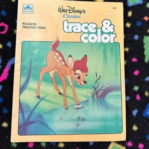 BAMBI TRACE AND COLOR BOOK